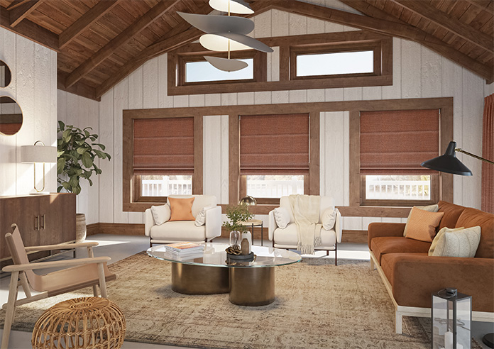 Jakarta, Malbec - Twist&Fit Roman Blind - Image 6